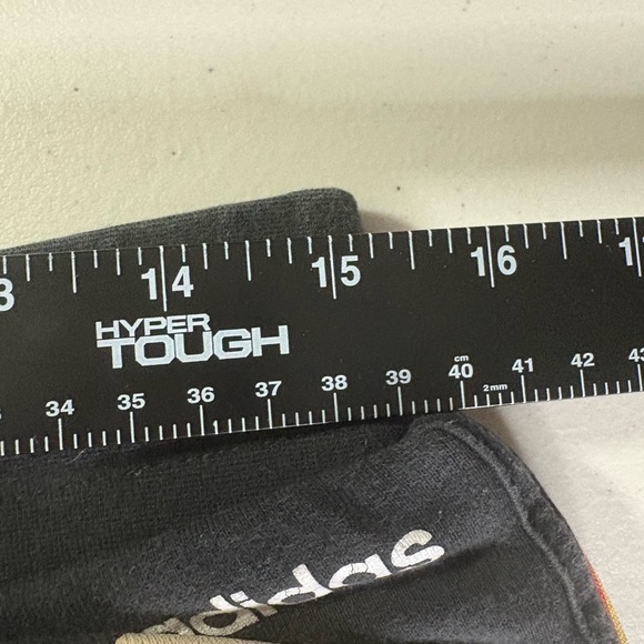 Adidas Black and Cream Butterfly Women's Athletic Shorts - Picture 9 of 11